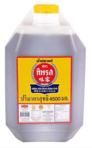 Authentic fish sauce (Tiparos brand) 4.5 liters.