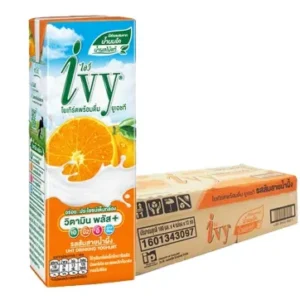 IVY UHT Drinking Yoghurt Orange 180 ml x 48